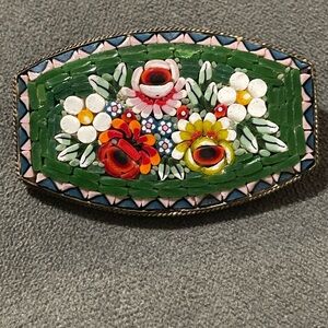 Italian Micro Mosaic Brooch